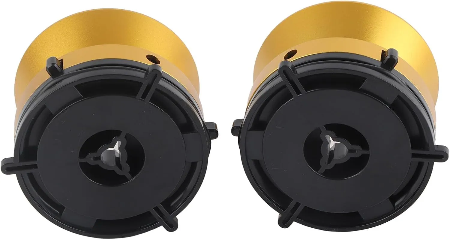 1 Pair Aluminium NAB Hub Adapters, NAB Hub Adapters Polished NAB Hub Adapters Professional Polished Aluminum Alloy 10 Inch Opener Compatible with Studer (Gold)