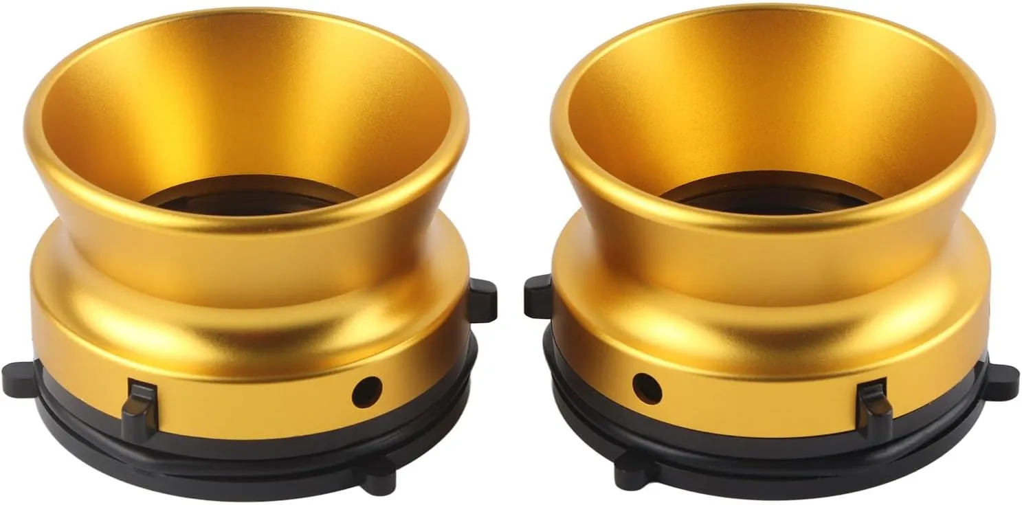 1 Pair Aluminium NAB Hub Adapters, NAB Hub Adapters Polished NAB Hub Adapters Professional Polished Aluminum Alloy 10 Inch Opener Compatible with Studer (Gold)