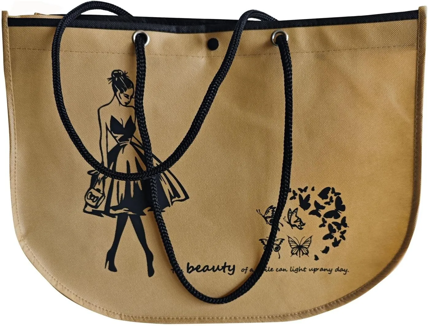 10PCS/5PCS Optinal Large Size Non Woven Shopping Tote Bag Gift Bag Grocery Bag Reusable Bag Eco Friendly