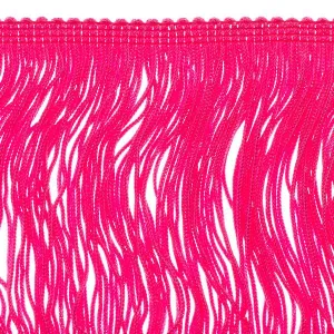 14 inch Fuchsia Chainette Fringe by the yard