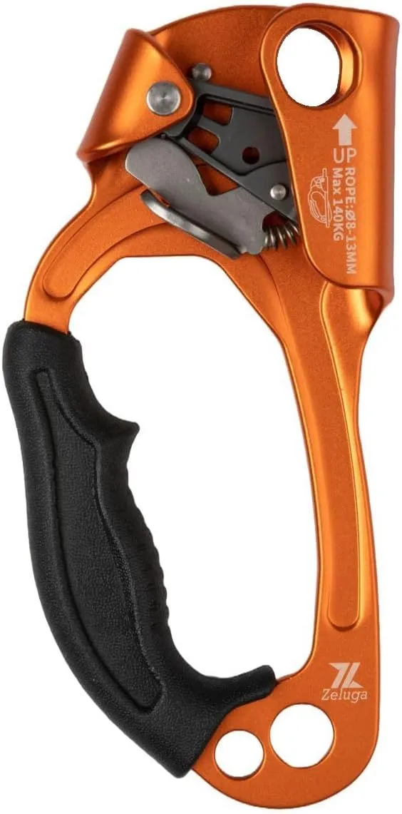 15-293 Quick Up Double Hand Ascender for Both Hand, Blue/Orange