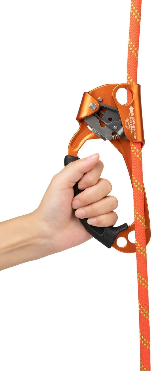 15-293 Quick Up Double Hand Ascender for Both Hand, Blue/Orange