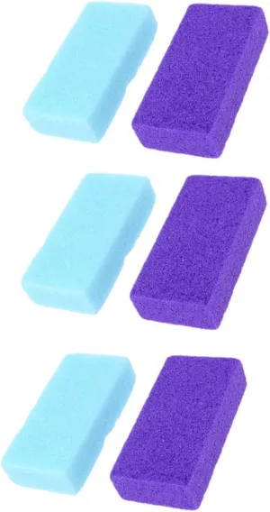 18pcs Exfoliating Foot Care Tool Rubbing Stone for Dead Skin Removal Ergonomic Grinding Pumice for Smooth Skin for High-Heel Wearers and Active Lifestyles Random Color