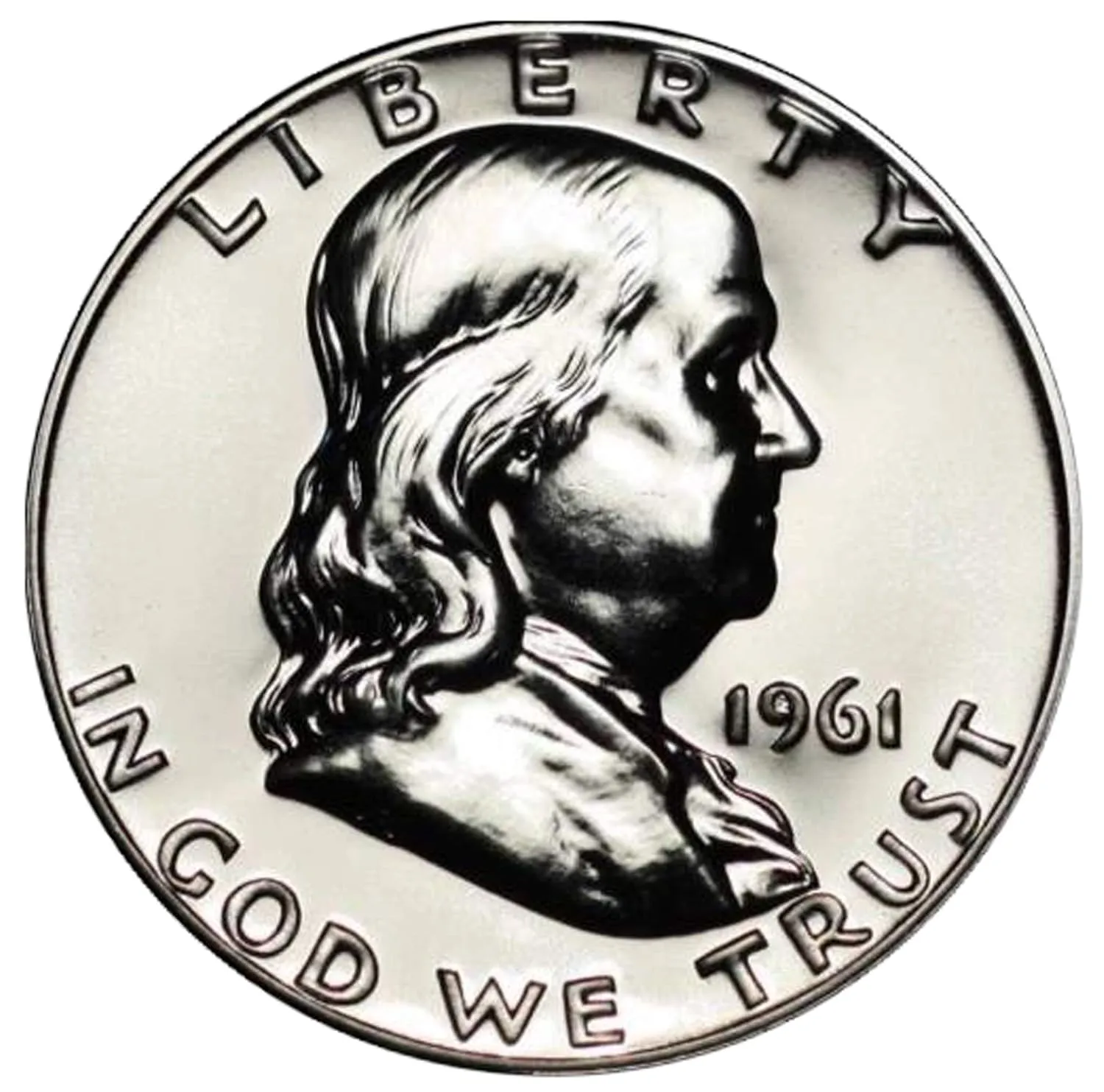 1961 Proof Franklin Half Dollar 50c Proof