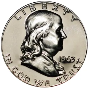 1963 Proof Franklin Half Dollar 50c Proof