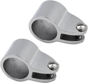2PCS 7/8" 1" Stainless Steel 316 Top Jaw Slide Cap Bimini Railing Fitting Mirror Polish for Yacht Boat Hardware