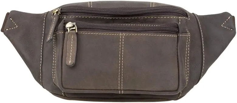 720 Leather Waist Pack, Belt Pouch, Fanny Pak, Bumbag (Oil Brown)