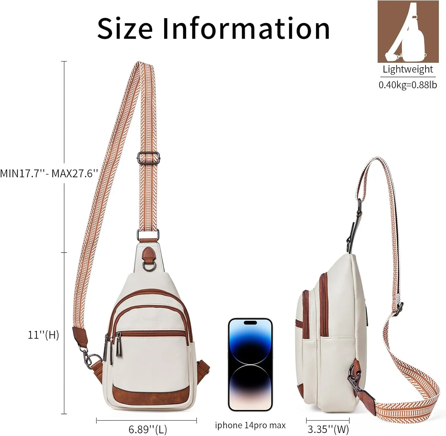 7L Sling Bag Crossbody Bags for Women Fanny Packs Purses Cross Body Bag for Woman Small backpack Travel Shoulder Bag handbags