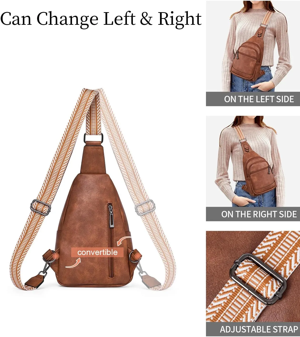 7L Sling Bag Crossbody Bags for Women Fanny Packs Purses Cross Body Bag for Woman Small backpack Travel Shoulder Bag handbags