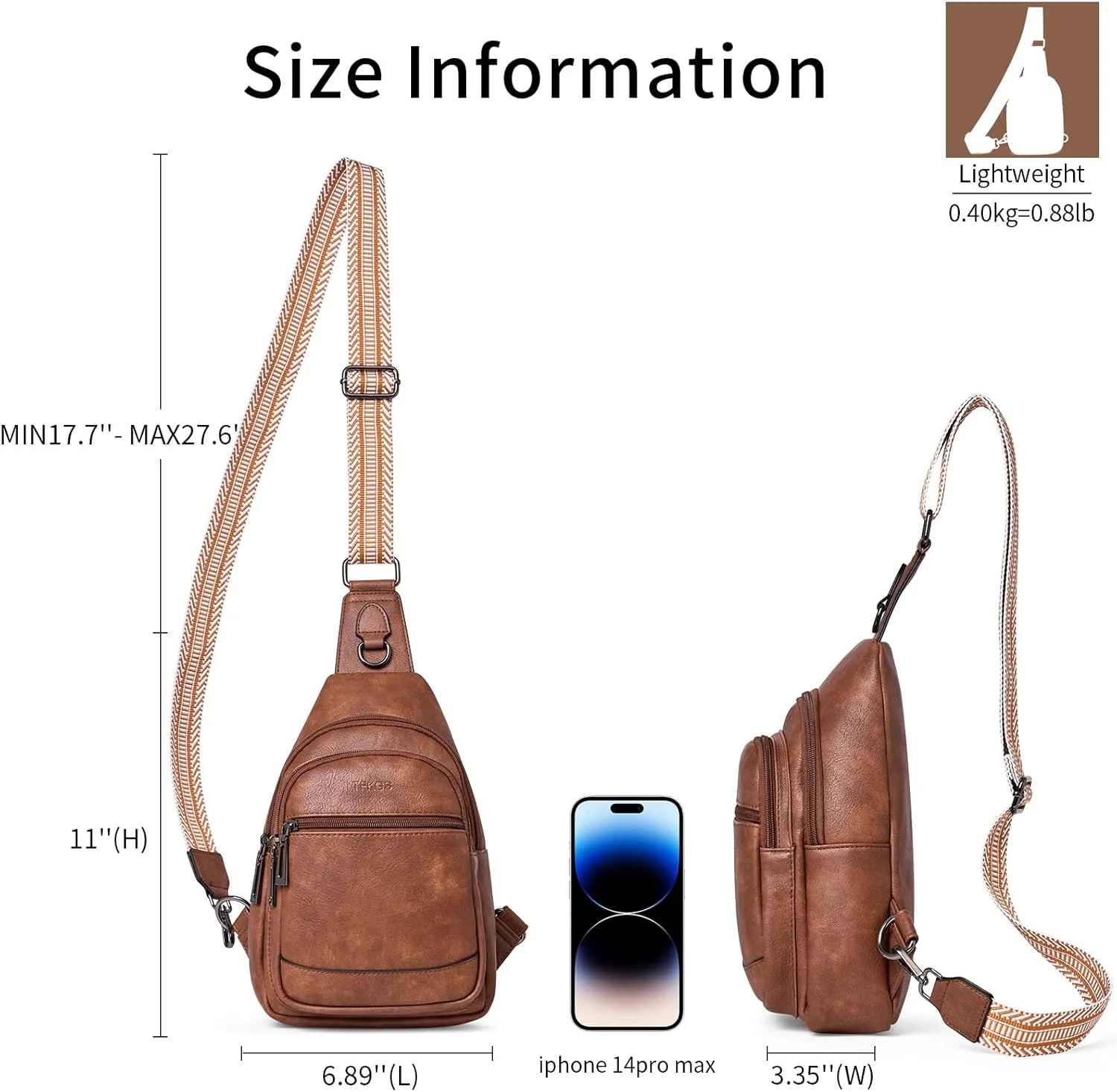 7L Sling Bag Crossbody Bags for Women Fanny Packs Purses Cross Body Bag for Woman Small backpack Travel Shoulder Bag handbags