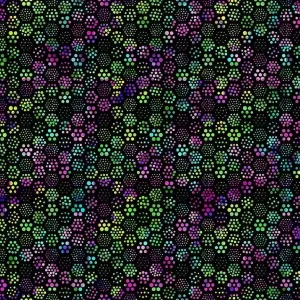 A Groovy Garden Hex in Purple