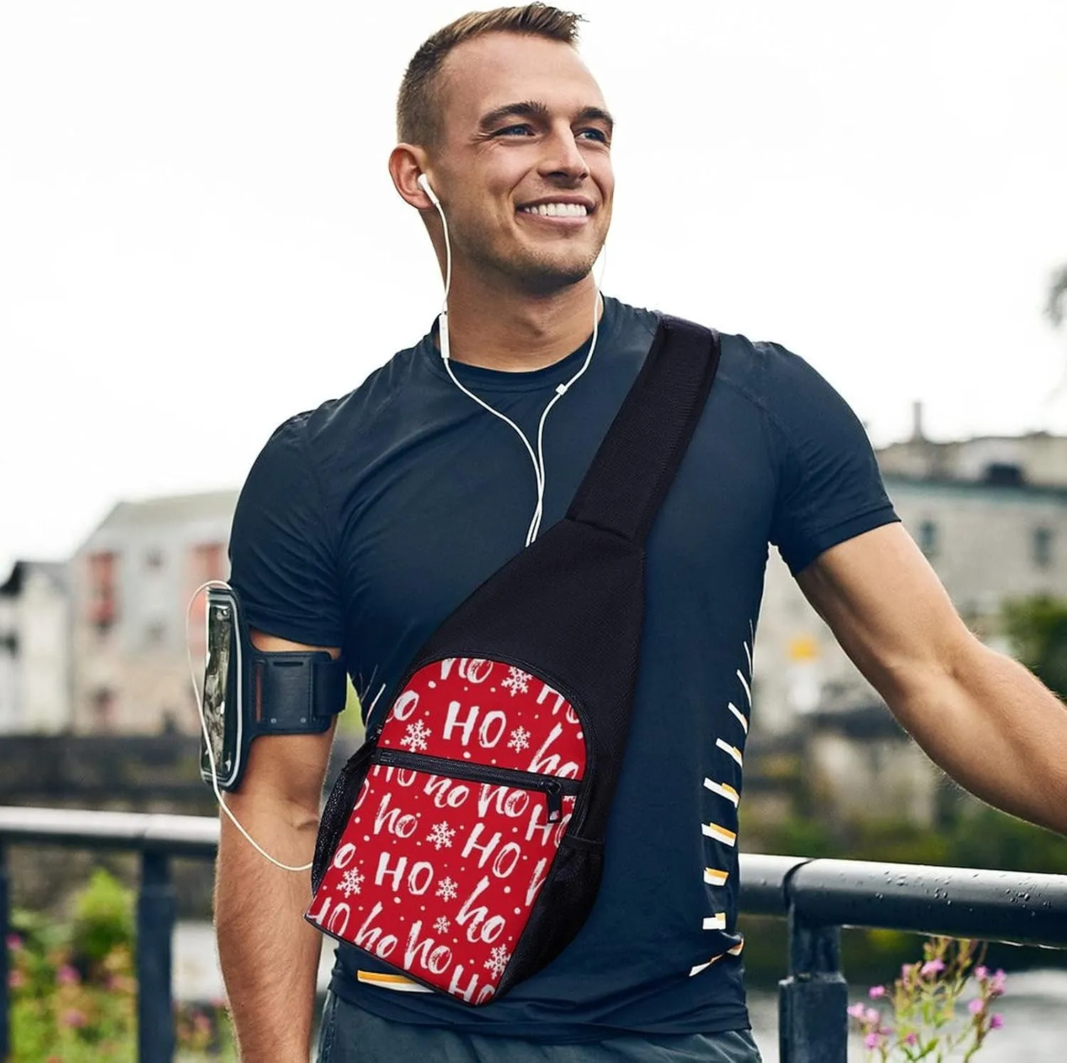 Adjustable Fanny Waist Pack Pouch, Crossbody Durable Runners Bag Wallet for Sports Cycling Gym Hiking Fitness Women Men