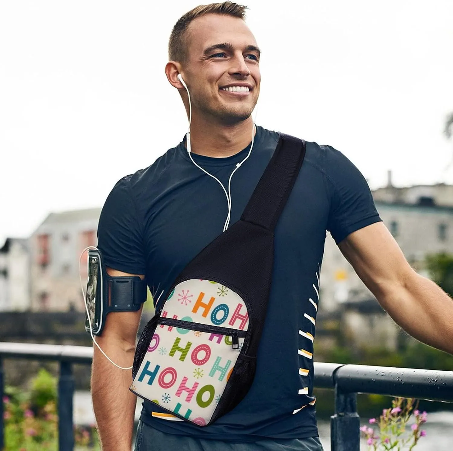 Adjustable Fanny Waist Pack Pouch, Crossbody Durable Runners Bag Wallet for Sports Cycling Gym Hiking Fitness Women Men