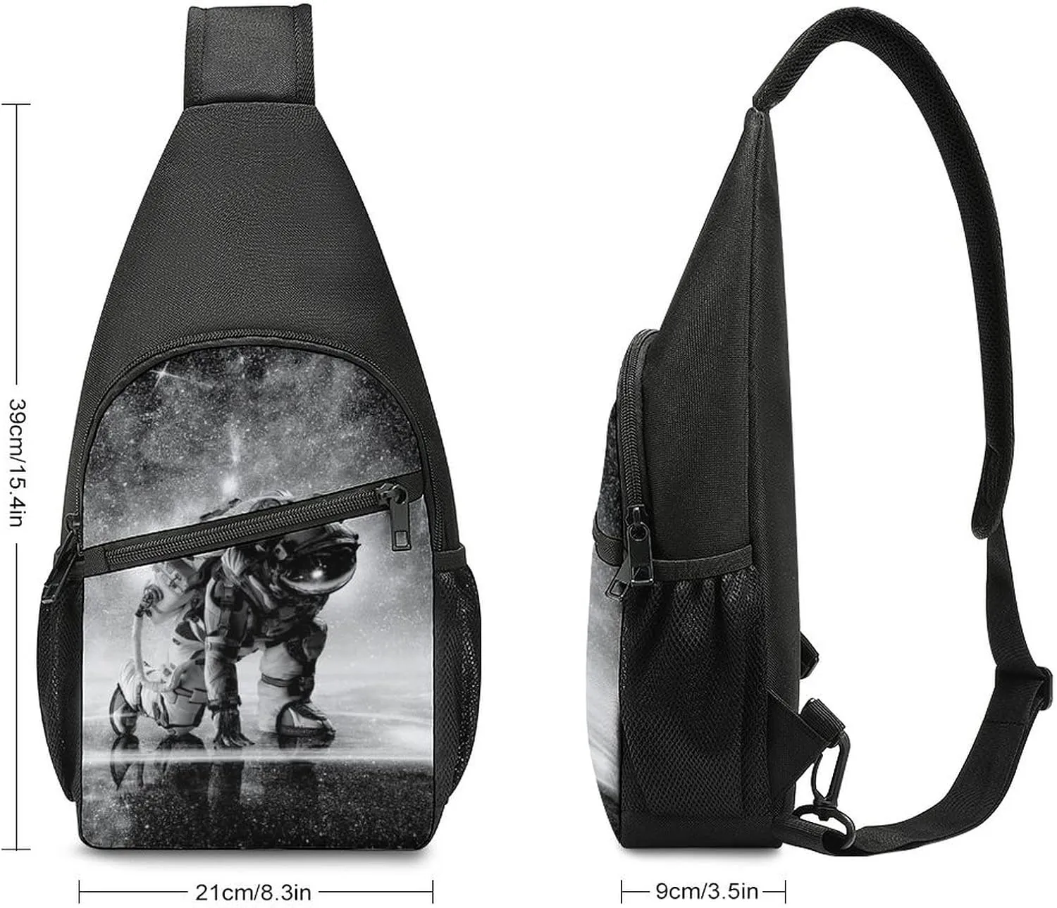Adjustable Fanny Waist Pack Pouch, Crossbody Durable Runners Bag Wallet for Sports Cycling Gym Hiking Fitness Women Men
