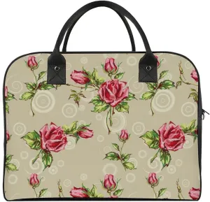 Adults Casual Nylon Colorful Butterfly Elegant Handbag for Travel 13" X 19" X 8"