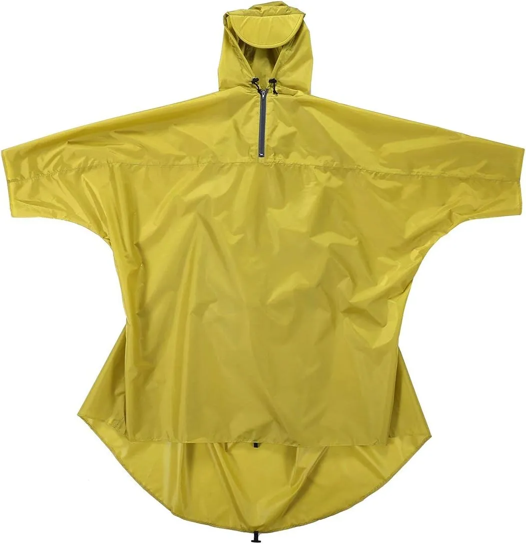 Adventure World Globotrekker Backpack Poncho Lightweight Waterproof Rain Poncho for Hiking, Camping, Travel & Outdoor Use