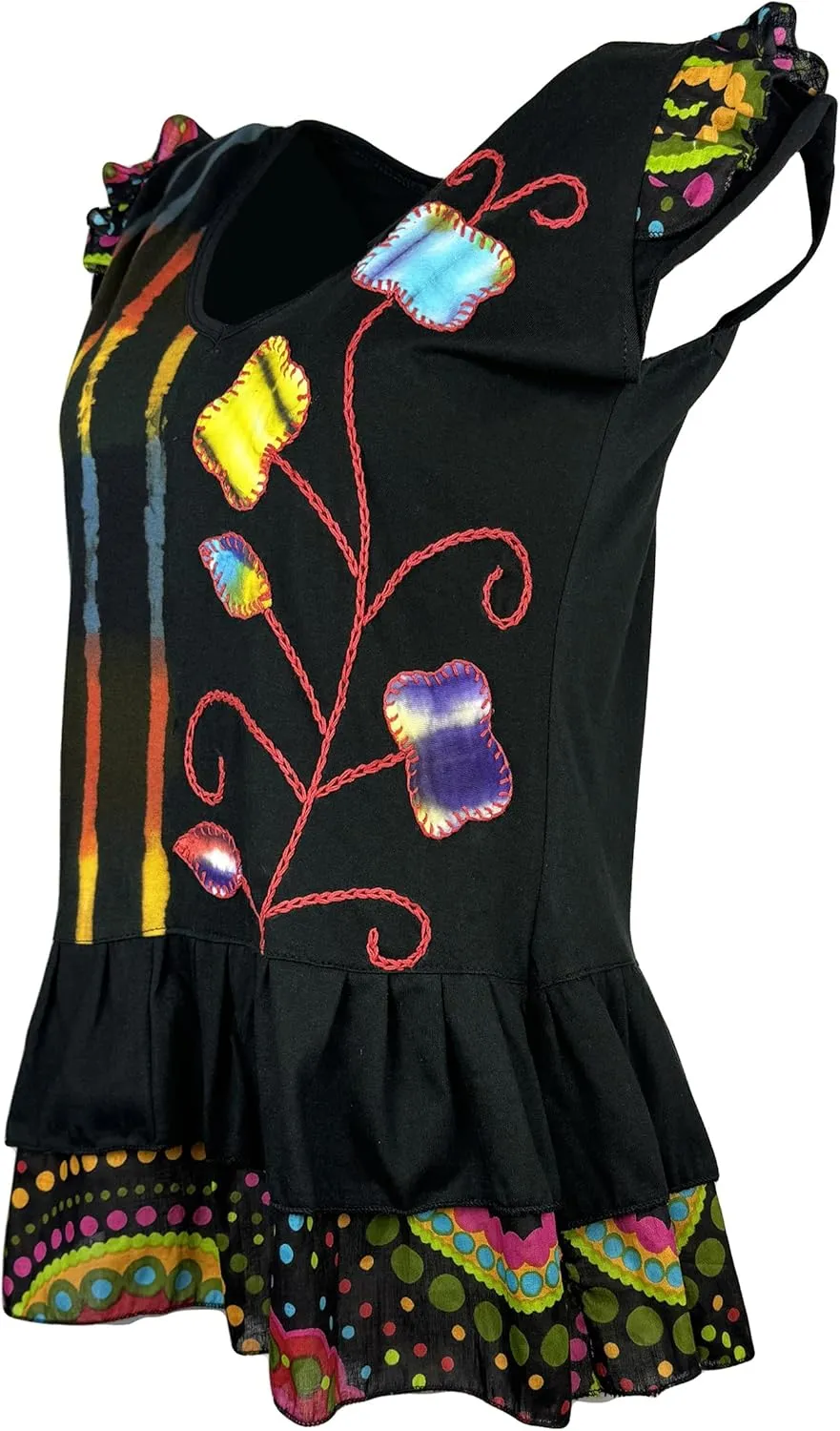 Agan Traders Women's 2025 Spring Summer Bohemian Soft Knit Light Cotton Sleeveless Wide Strap Rib Tank Top Blouse