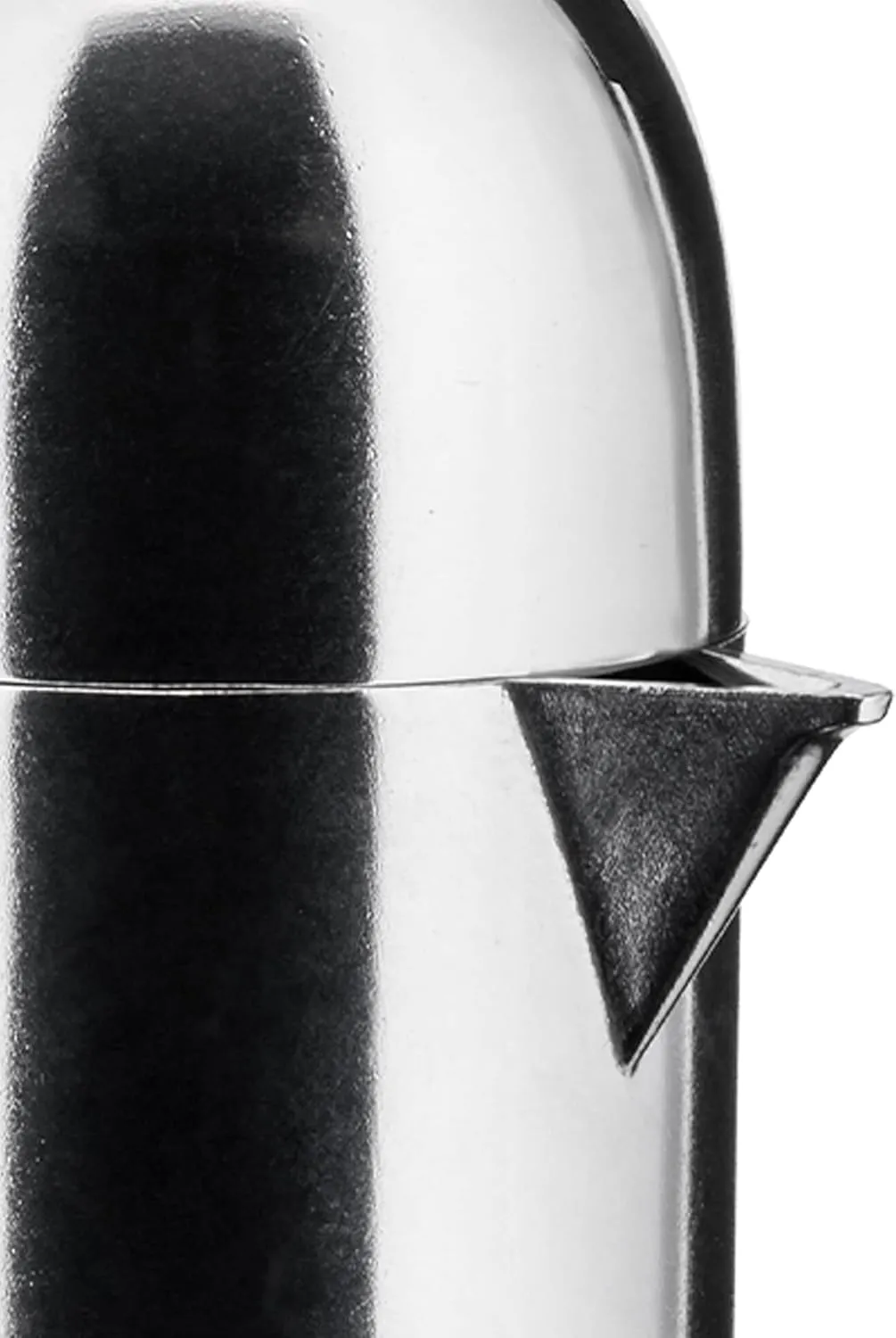 Alessi A9095/6 B La Cupola 6-Cup Silver Aluminum Espresso Maker With Black Handle