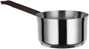 Alessi edo Long-Handled Saucepan, Ø 16, steel,brown