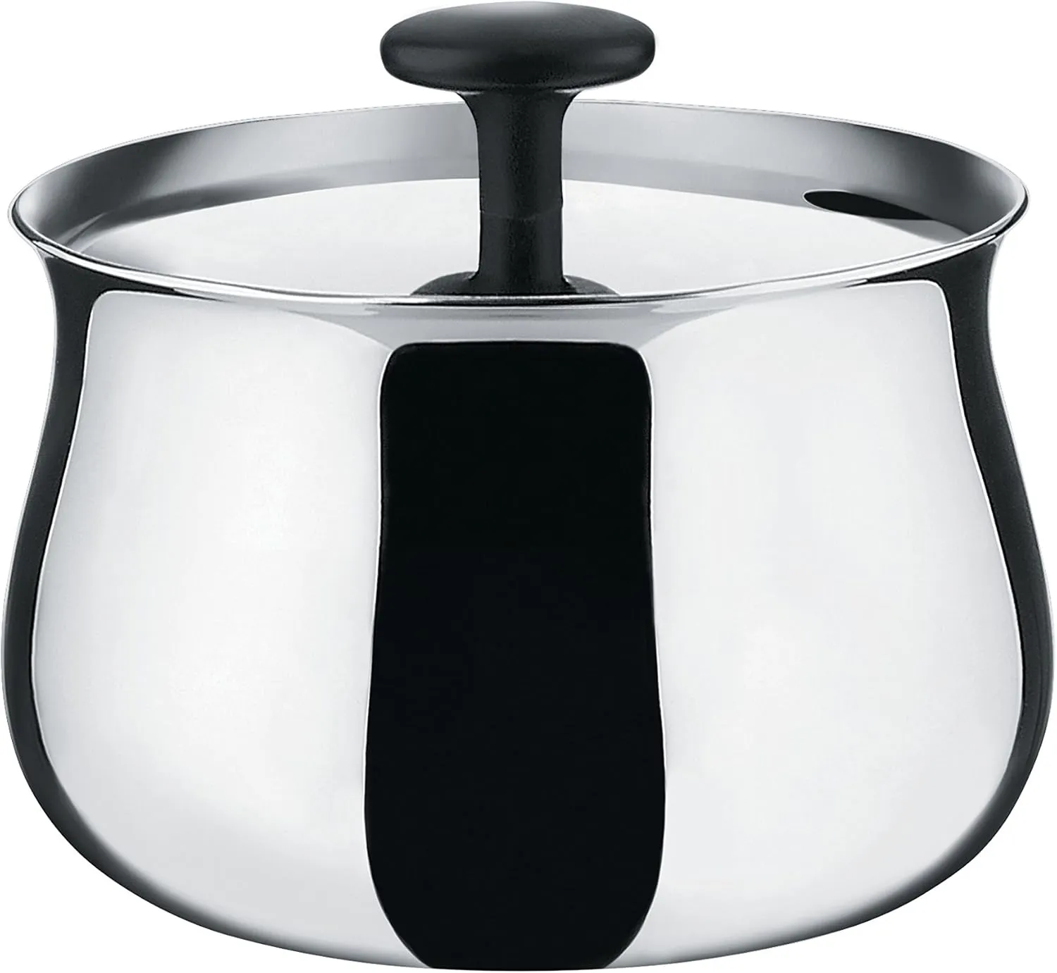 Alessi "Cha" Sugar Bowl in 18/10 Stainless Steel Mirror Polished, Silver