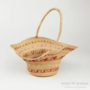 Aleut Victorian Garden Basket with Handle