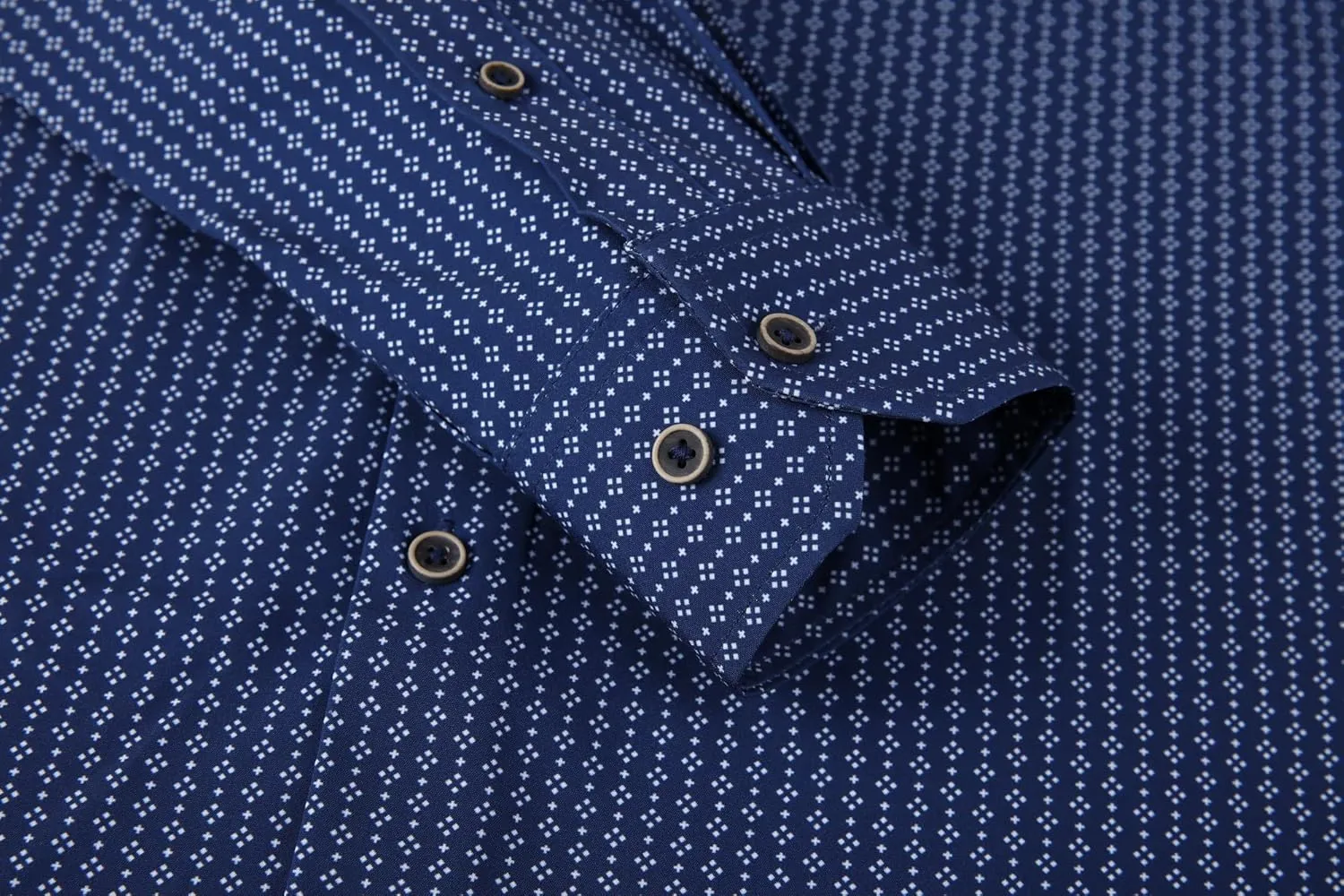 Alex Vando Mens Printed Dress Shirts Long Sleeve Regular Fit Button Down Shirt