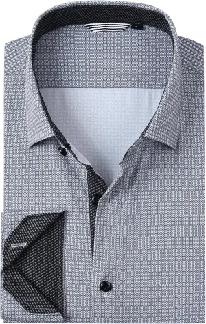 Alex Vando Mens Printed Dress Shirts Long Sleeve Regular Fit Button Down Shirt