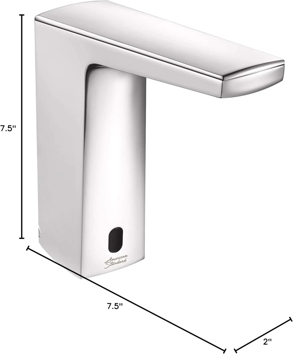 American Standard 7025205.002 Paradigm Selectronic Integrated Faucet with Above-Deck Mixing, Battery-Powered, 0.5 gpm, Polished Chrome