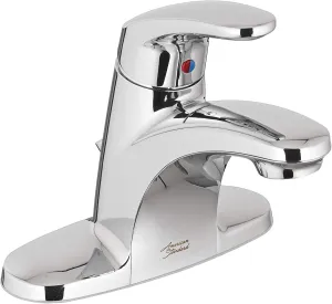 American Standard 7075004.002 Colony Pro Single-Handle Centerset Bathroom Faucet Less Drain, Polished Chrome