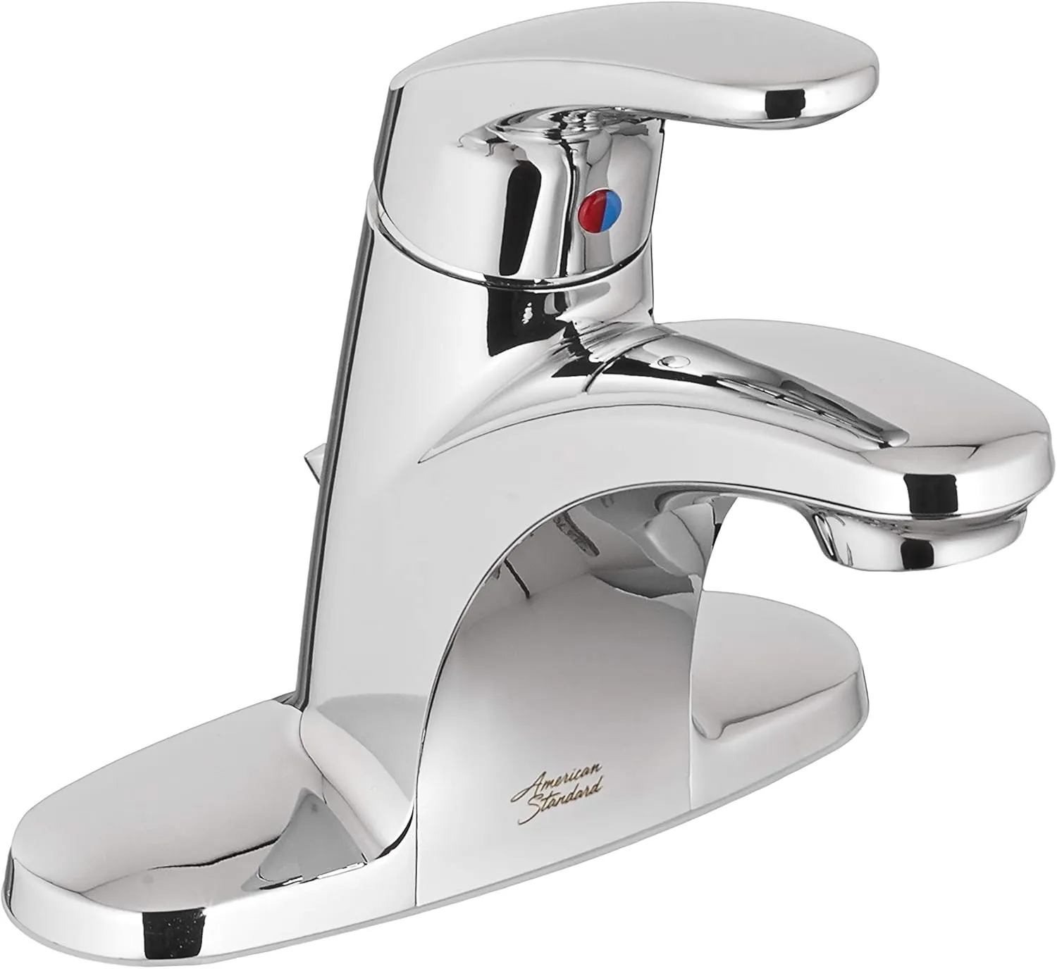 American Standard 7075004.002 Colony Pro Single-Handle Centerset Bathroom Faucet Less Drain, Polished Chrome