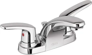 American Standard 7075200.002 Colony Pro Two-Handle Centerset Bathroom Faucet, 1.2 GPM, Polished Chrome