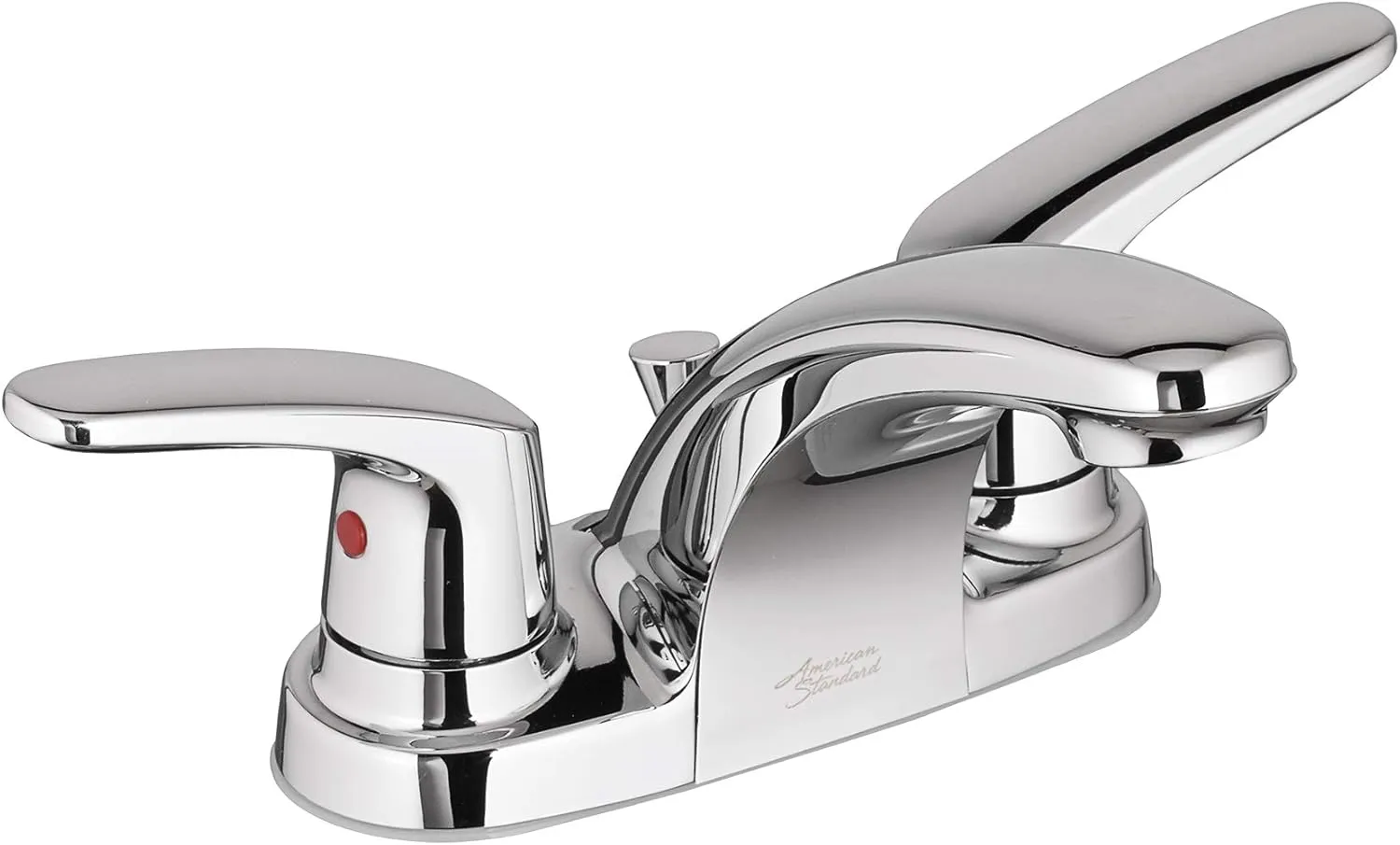 American Standard 7075200.002 Colony Pro Two-Handle Centerset Bathroom Faucet, 1.2 GPM, Polished Chrome