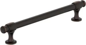 Amerock BP36771ORB | Oil Rubbed Bronze Cabinet Pull | 6-5/16 in (160 mm) Center-to-Center Cabinet Handle | Winsome | Drawer Pull | Kitchen Cabinet Handle | Furniture Hardware