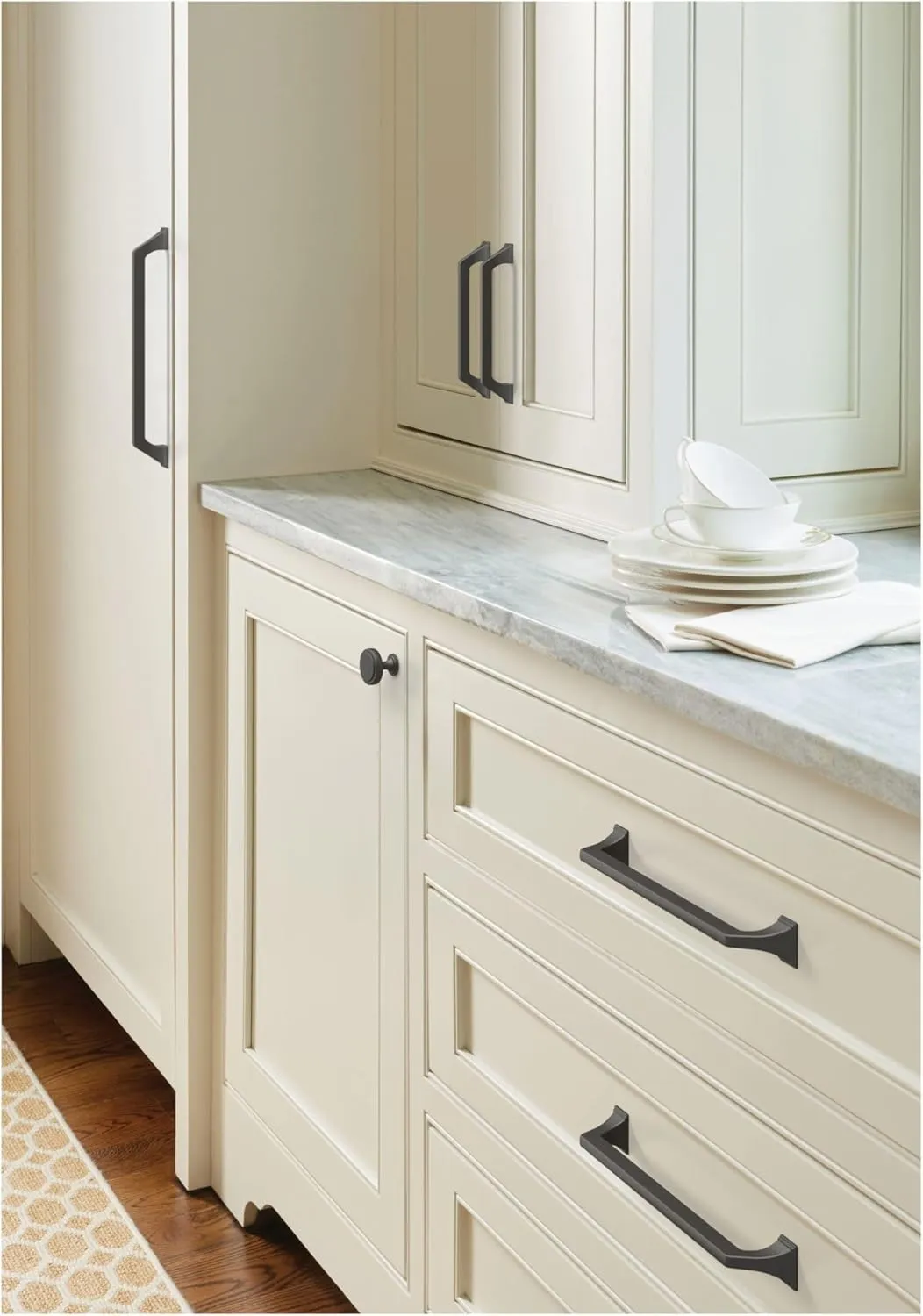 Amerock | Cabinet Pull | Polished Chrome | 6-5/16 inch (160 mm) Center-to-Center | Exceed | 1 Pack | Drawer Pull | Cabinet Handle | Cabinet Hardware