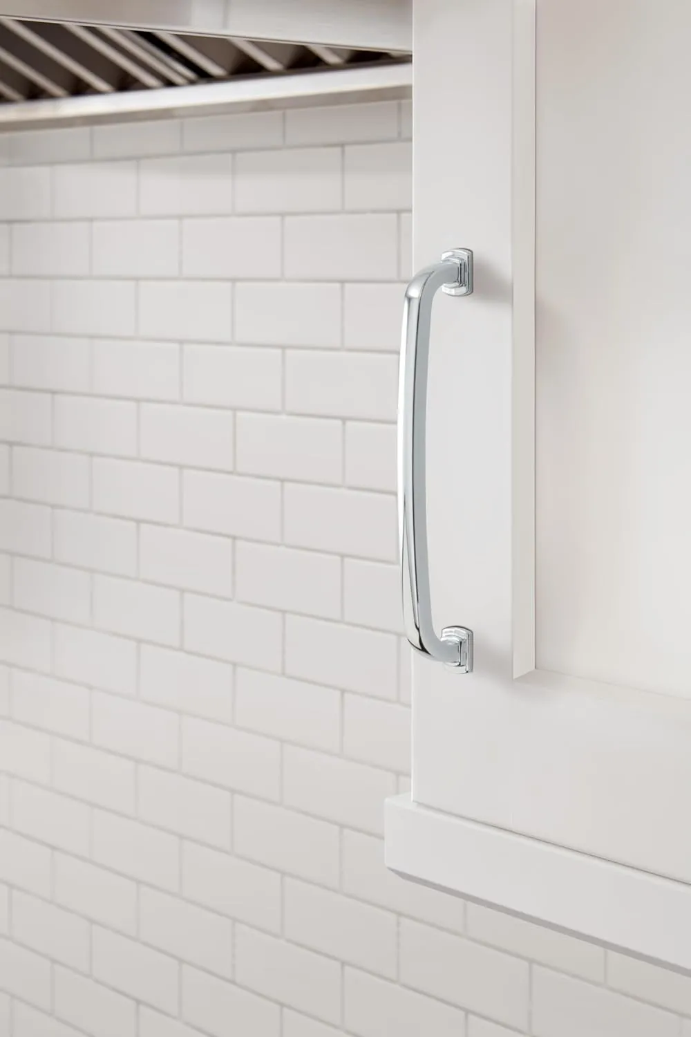 Amerock | Cabinet Pull | Polished Chrome | 6-5/16 inch (160 mm) Center-to-Center | Surpass | 1 Pack | Drawer Pull | Cabinet Handle | Cabinet Hardware