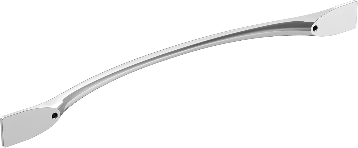 Amerock | Cabinet Pull | Polished Chrome | 8-13/16 inch (224 mm) Center-to-Center | Uprise | 1 Pack | Drawer Pull | Cabinet Handle | Cabinet Hardware