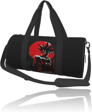 Anime Gym Bag for Women Men - Large Capacity Waterproof Workout Fitness Travel Sports Bags Fashion Street Camping Weekender Expandable Carry On Duffle Bag For Couple (B7)
