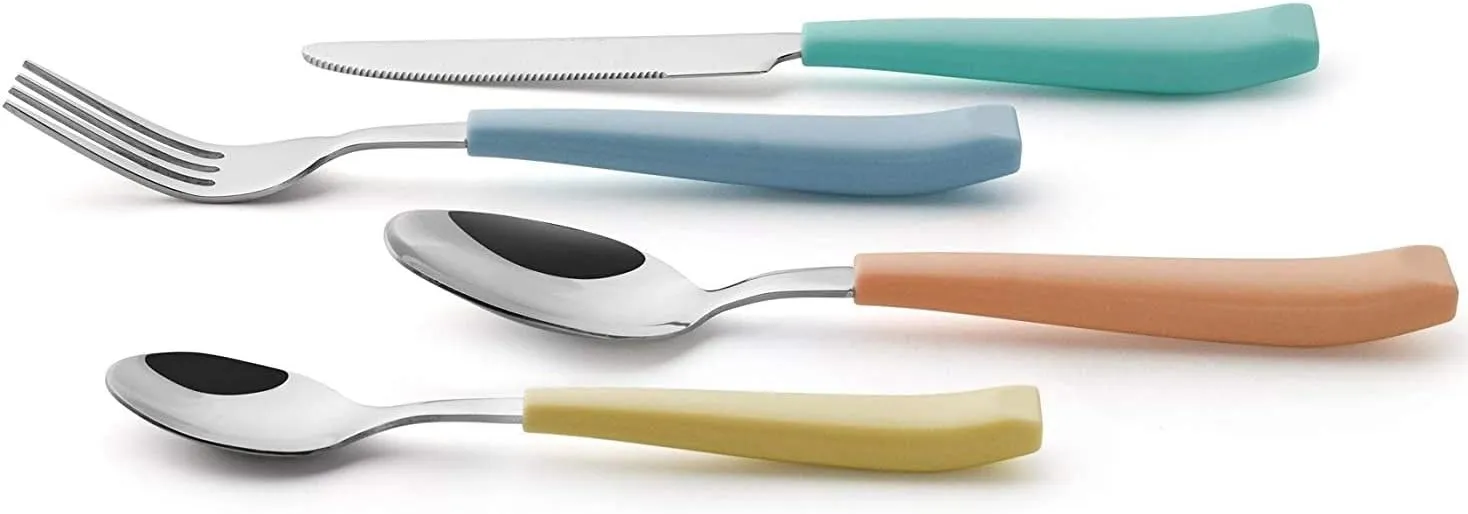 ANNOVA Silverware Set Stainless Steel Cutlery Color Handle Flatware (Mix Color)