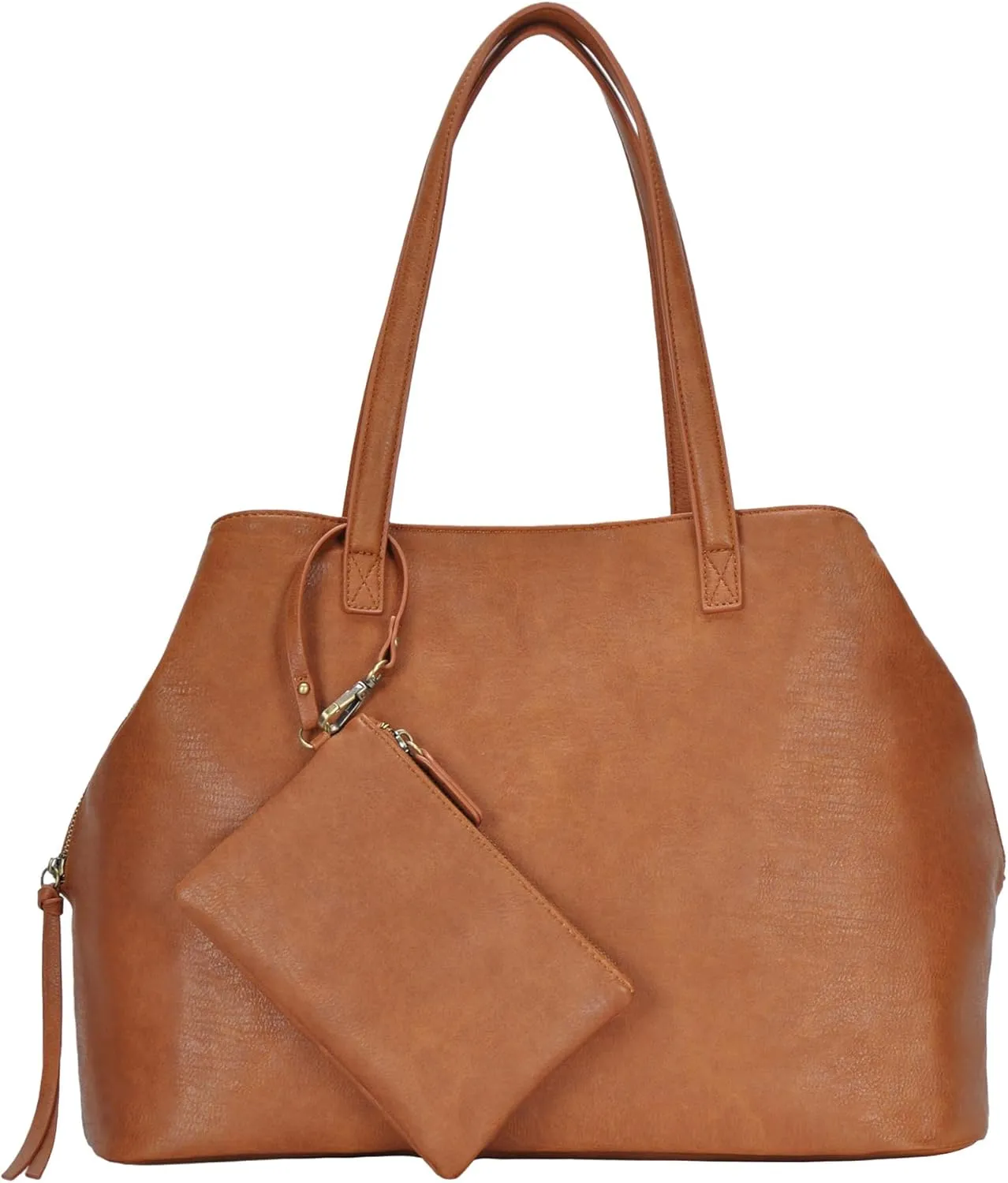 Antik Kraft Erica Tote | Dual Top Handle Tote Bag for Women | Vegan Leather Top-Handle Shoulder Bag