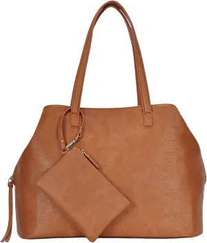 Antik Kraft Erica Tote | Dual Top Handle Tote Bag for Women | Vegan Leather Top-Handle Shoulder Bag