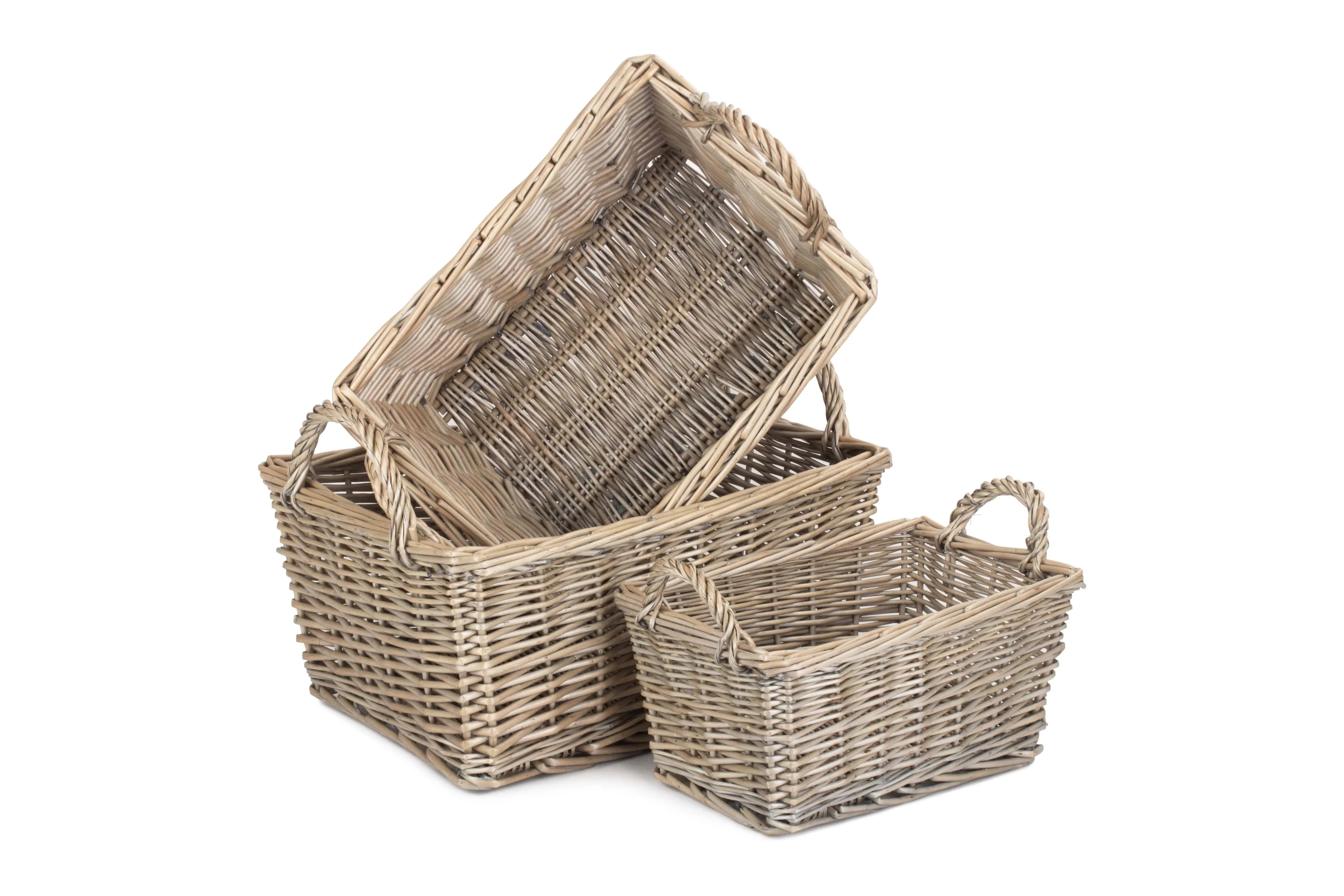 Antique Wash Handled Storage Solution