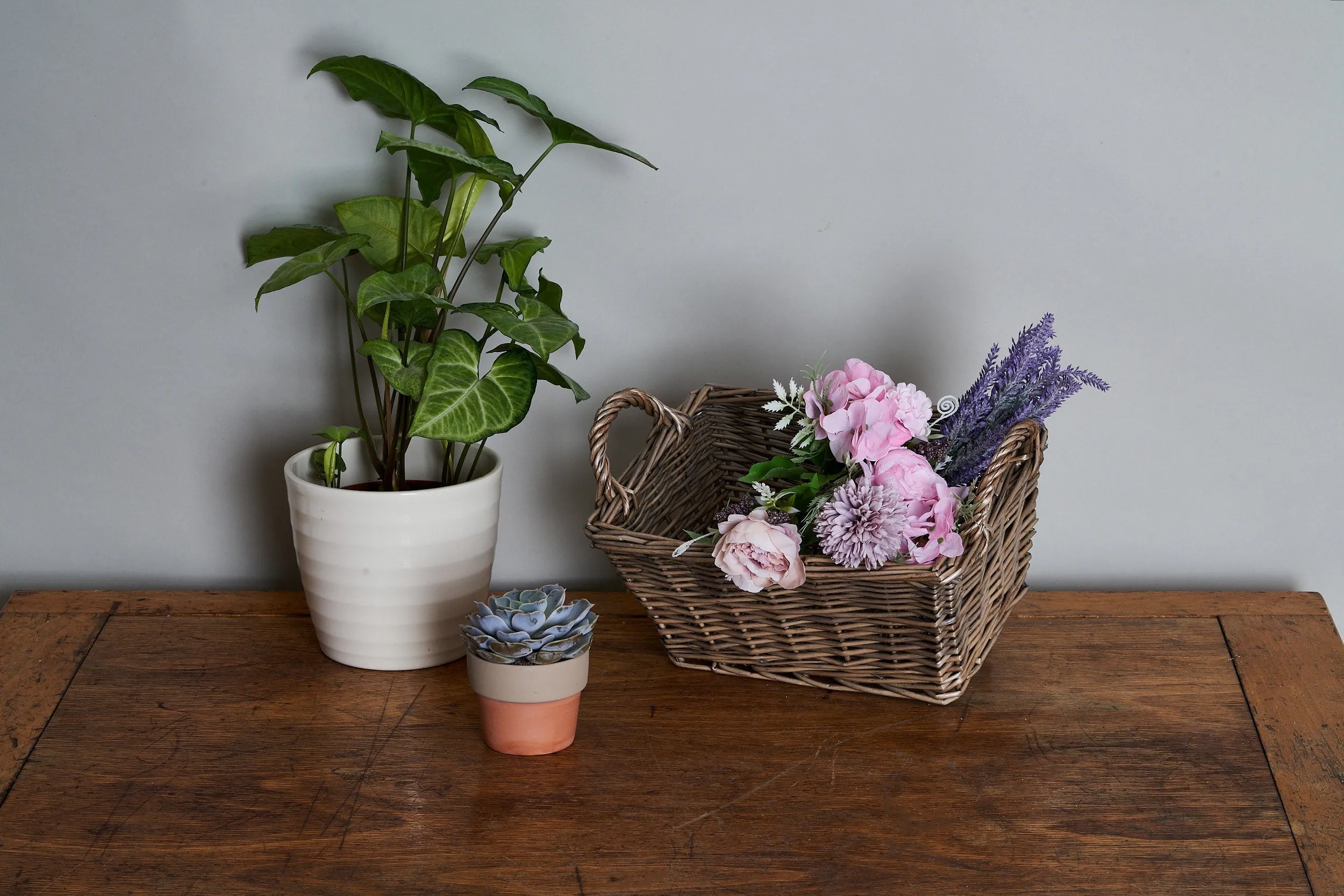 Antique Wash Handled Storage Solution