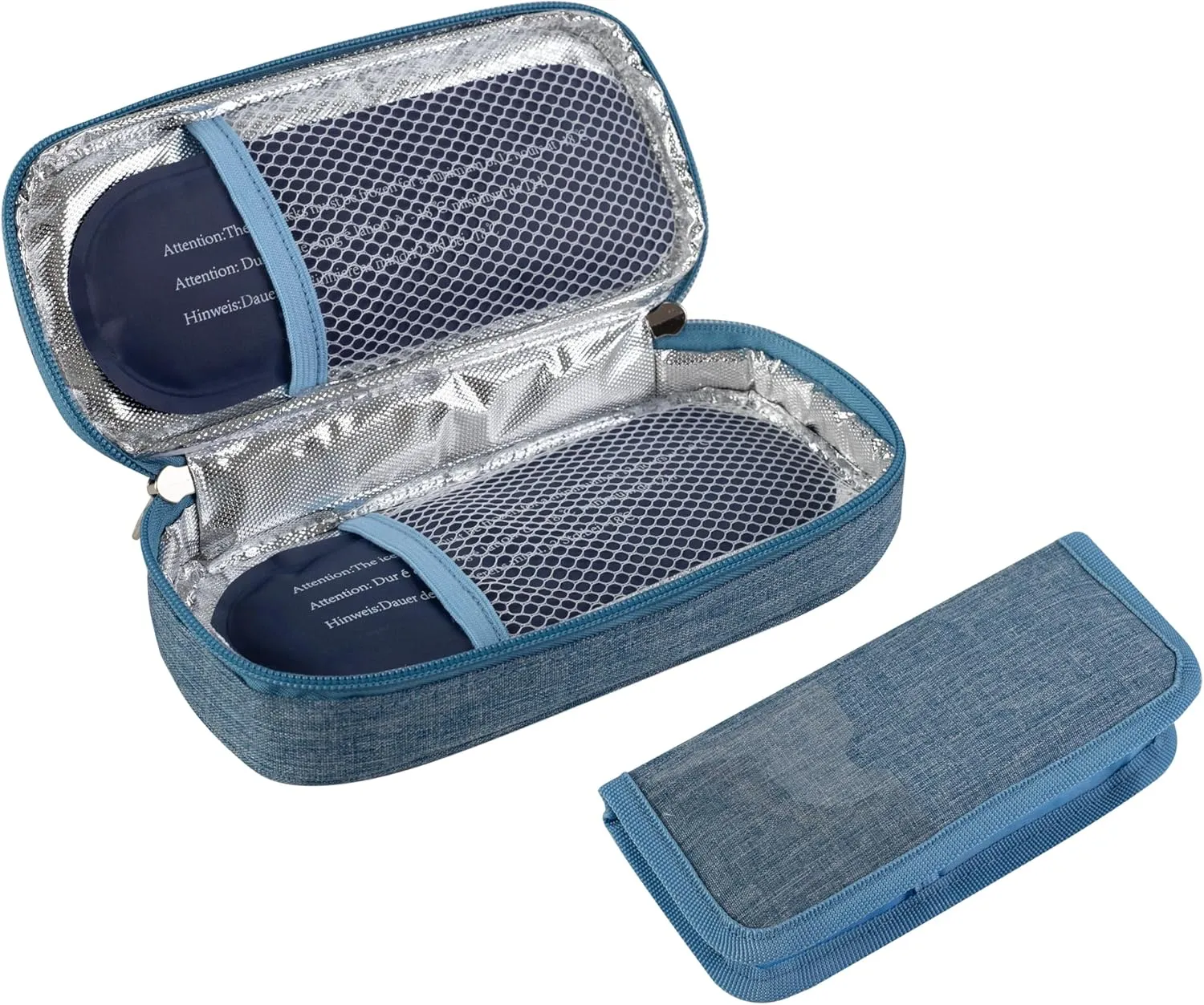 apollo walker Insulin Cooler Travel Case Diabetic Medication Cooler with Ice Packs and Insulation Liner