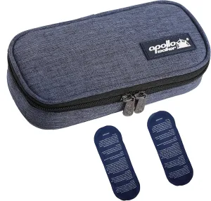 apollo walker Insulin Cooler Travel Case Diabetic Medication Cooler with Ice Packs and Insulation Liner