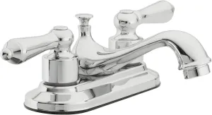 Aqua Vista 15-B42WTSP-CP-AV Bathroom Sink Faucet, Watersense Certified, Polished Chrome Two Handle