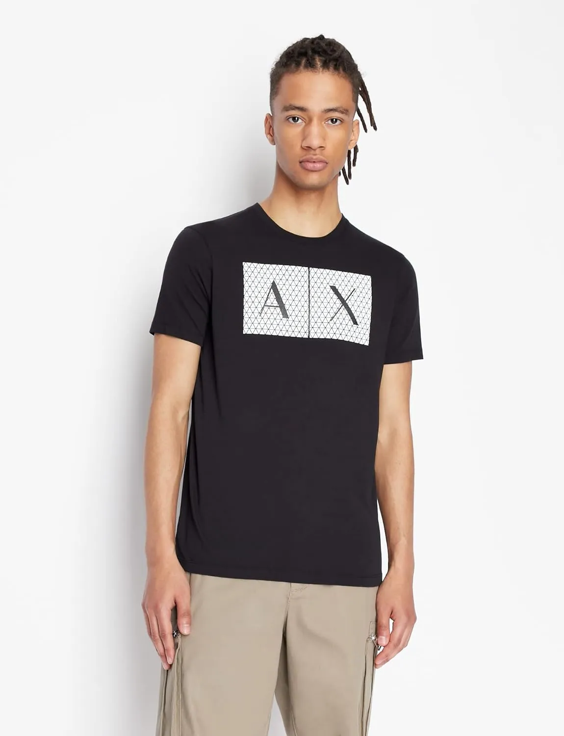 Armani Exchange Men's Crew Neck Logo Tee T Shirt