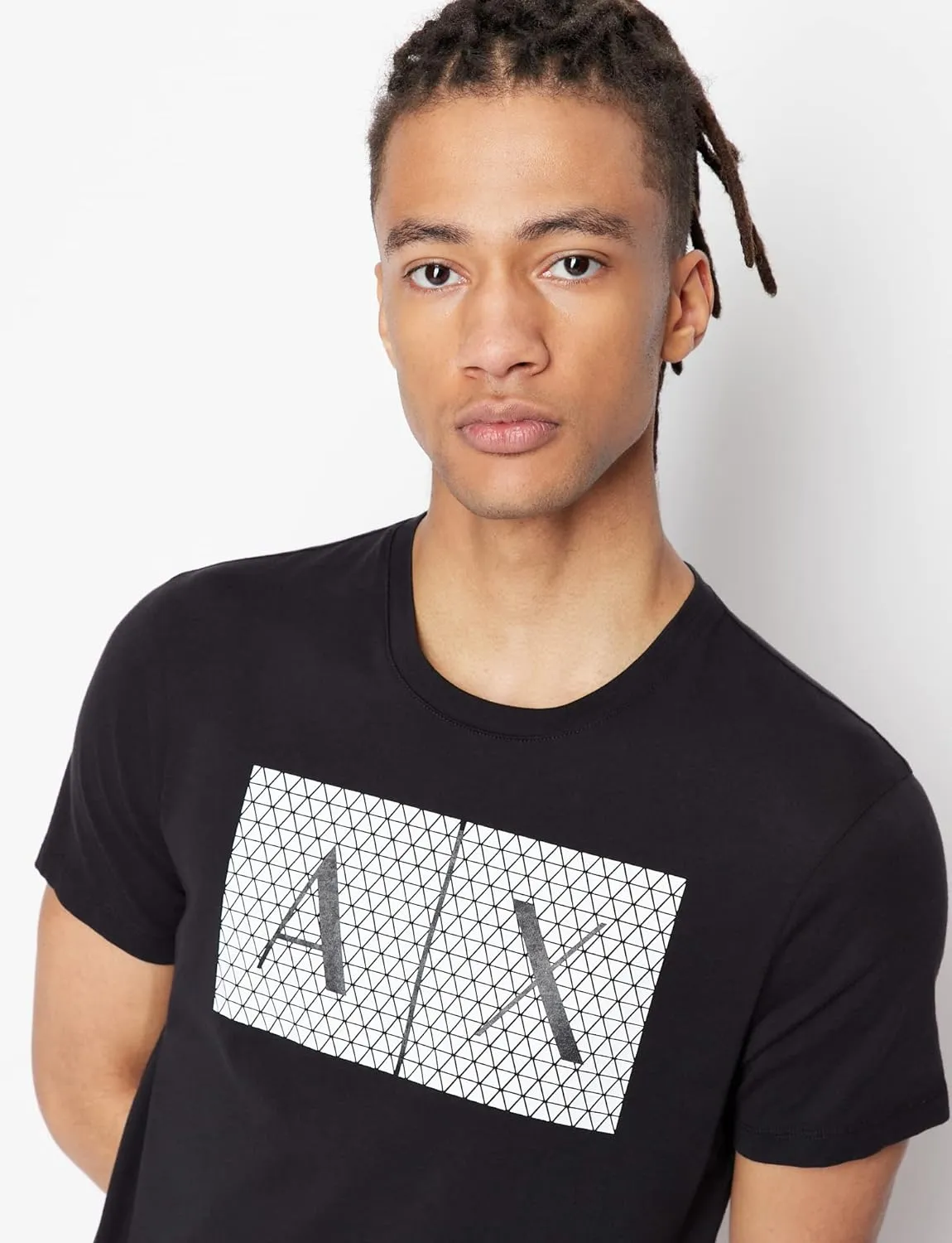 Armani Exchange Men's Crew Neck Logo Tee T Shirt