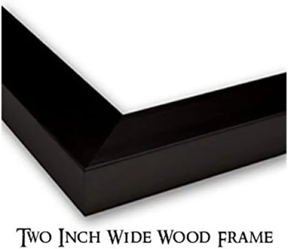 ArtDirect Fenwick Island 24x19 Black Modern Wood Framed with Double Matting Museum Art Print by Deiter, Lori