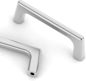 Asidrama 10 Pack 3 Inch(76mm) Polished Chrome Cabinet Pulls Cabinet Handles Cupboard Handles Kitchen Cabinet Hardware for Cupboard Drawer Pulls