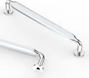 Asidrama 10 Pack 5 Inch(128mm) Polished Chrome Kitchen Cabinet Handles, Cabinet Pulls Kitchen Cabinet Hardware for Cupboard Drawer Pulls